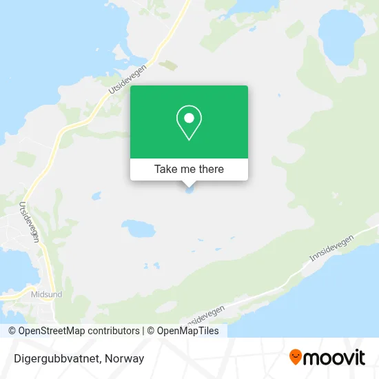 Digergubbvatnet map