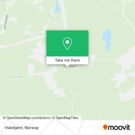 Haletjønn map