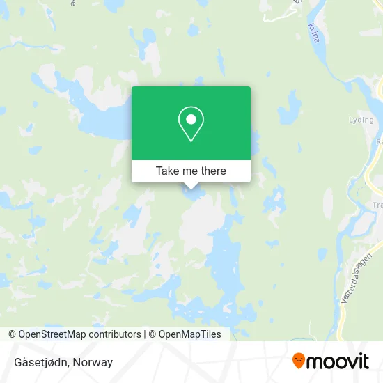 Gåsetjødn map