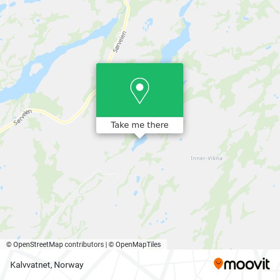 Kalvvatnet map