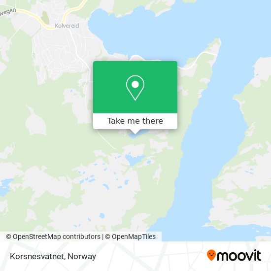 Korsnesvatnet map