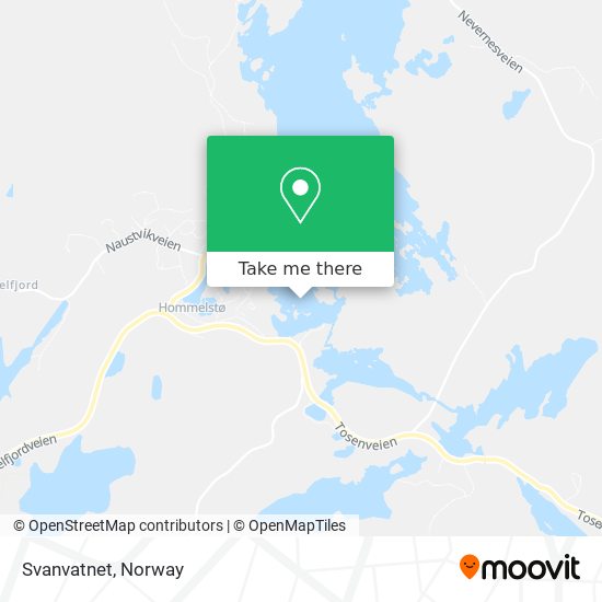 Svanvatnet map