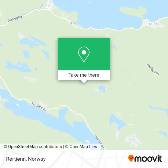 Rørtjønn map