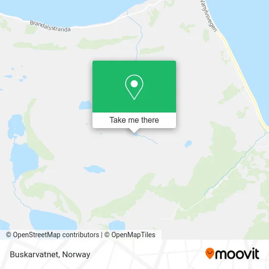 Buskarvatnet map