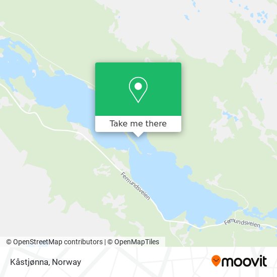 Kåstjønna map