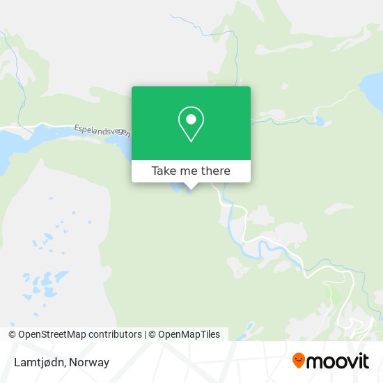 Lamtjødn map