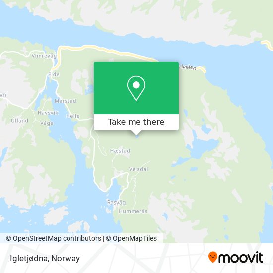 Igletjødna map