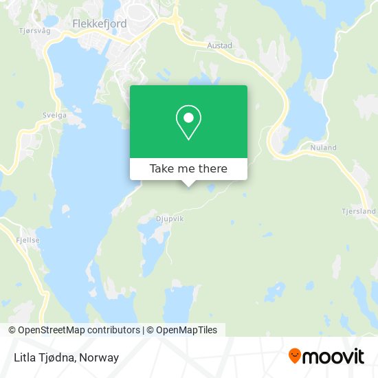 Litla Tjødna map