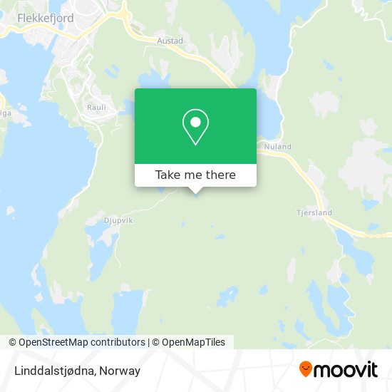 Linddalstjødna map