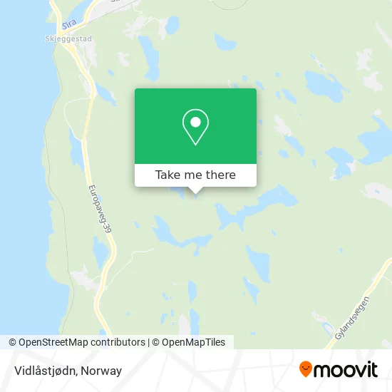 Vidlåstjødn map