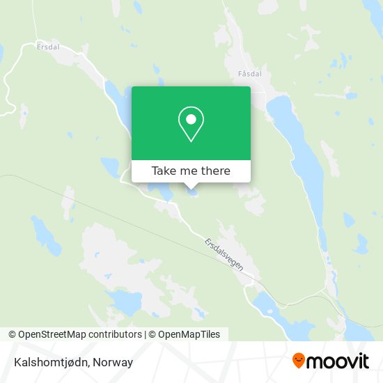 Kalshomtjødn map