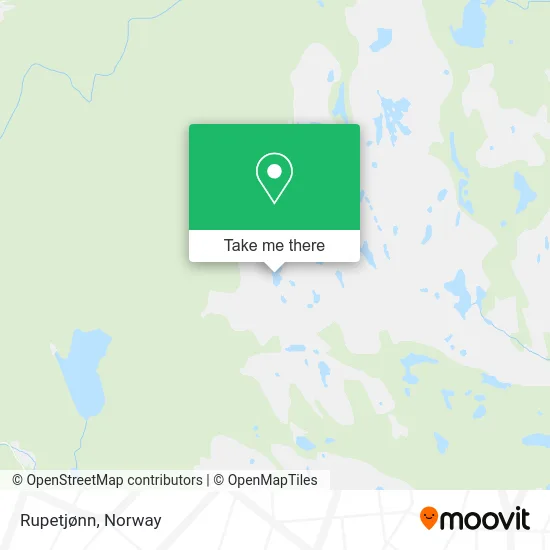 Rupetjønn map