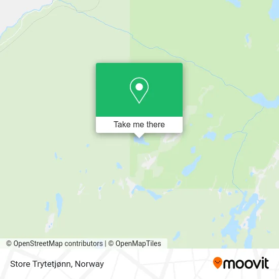 Store Trytetjønn map