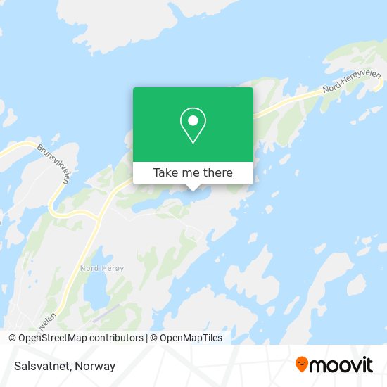 Salsvatnet map