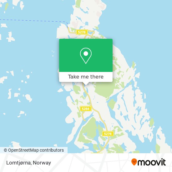 Lomtjørna map