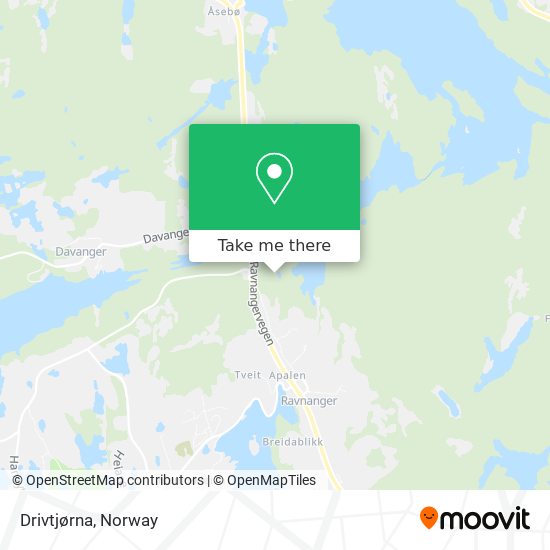 Drivtjørna map