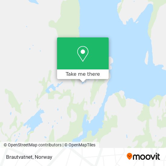 Brautvatnet map