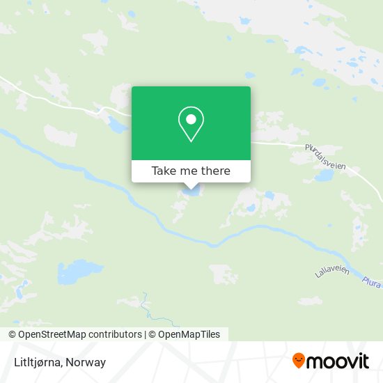 Litltjørna map