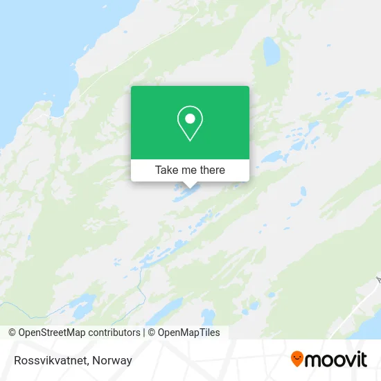 Rossvikvatnet map