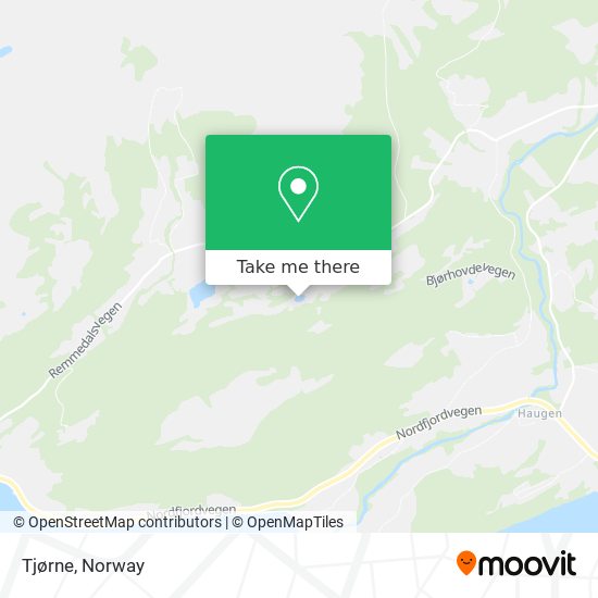 Tjørne map