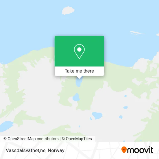 Vassdalsvatnet,ne map