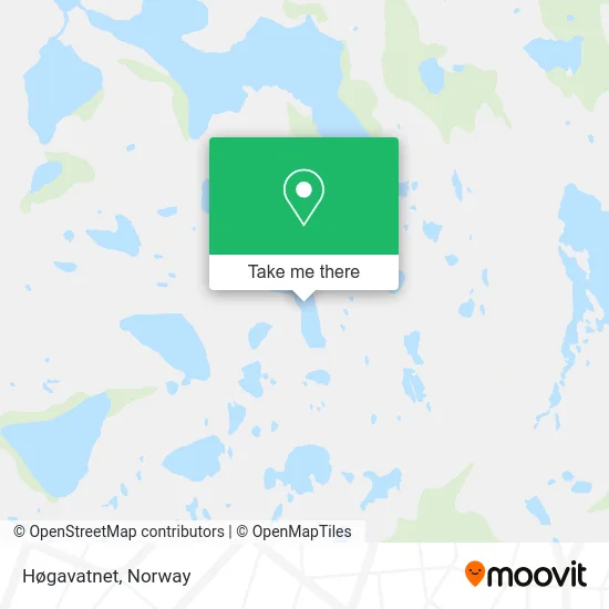 Høgavatnet map