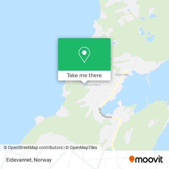 Eidevannet map