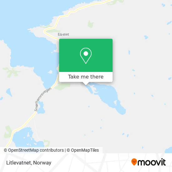Litlevatnet map