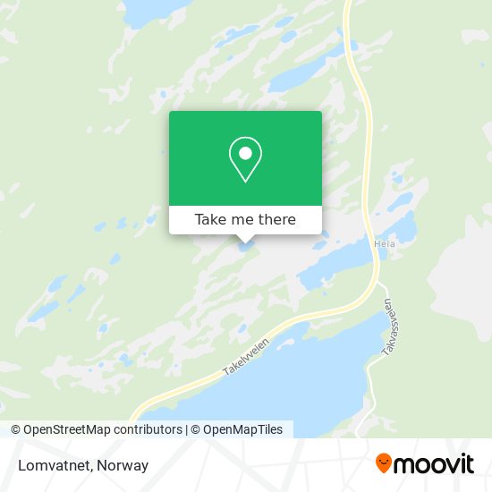 Lomvatnet map