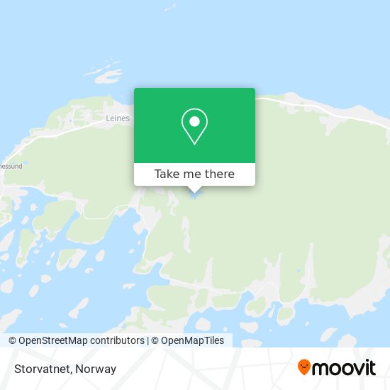 Storvatnet map