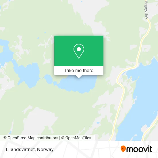Lilandsvatnet map