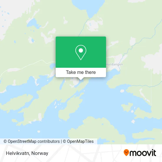 Helvikvatn map