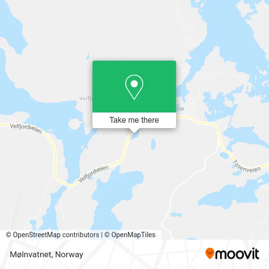 Mølnvatnet map