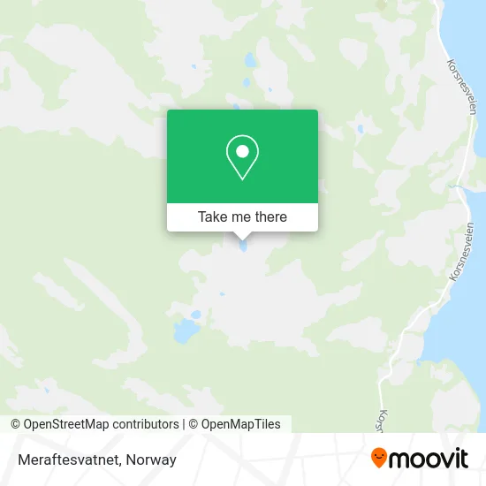 Meraftesvatnet map