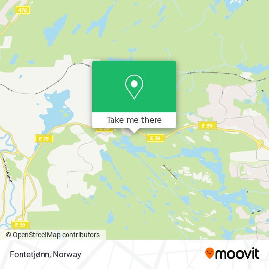 Fontetjønn map