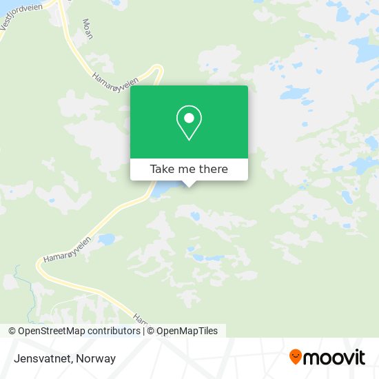 Jensvatnet map