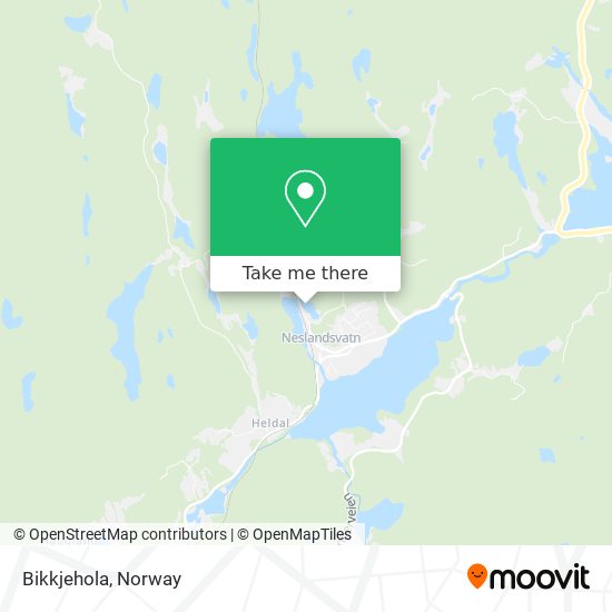 Bikkjehola map