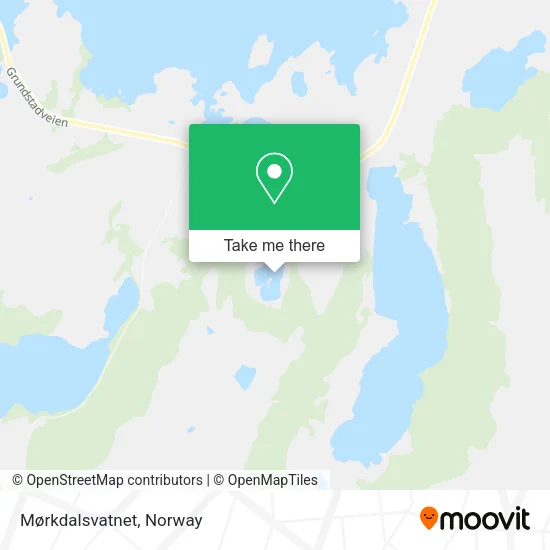 Mørkdalsvatnet map