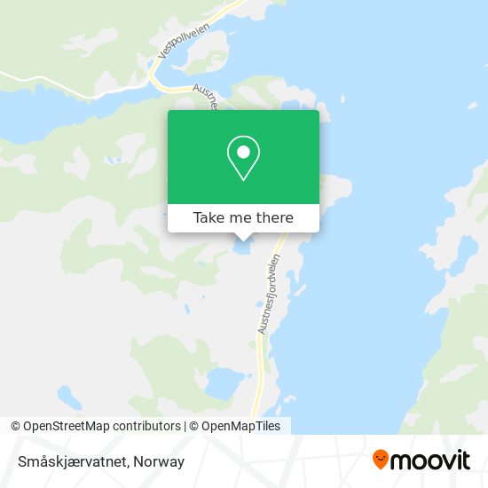 Småskjærvatnet map