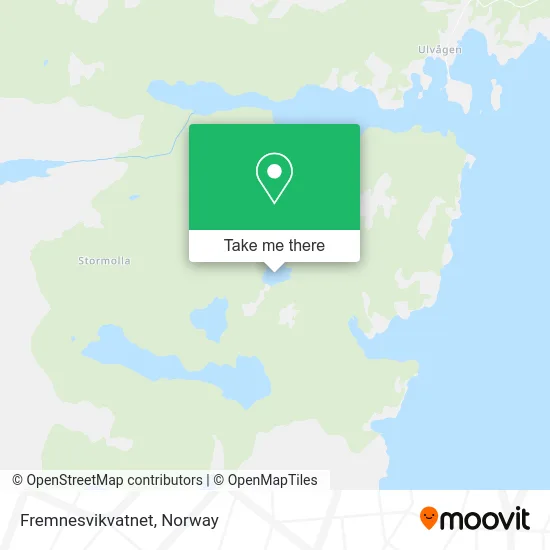 Fremnesvikvatnet map