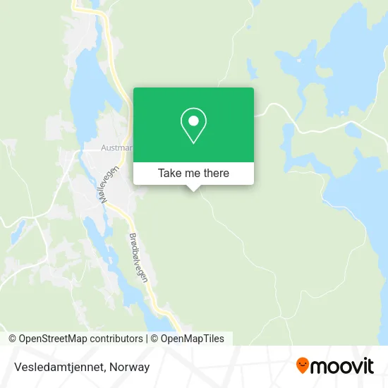Vesledamtjennet map