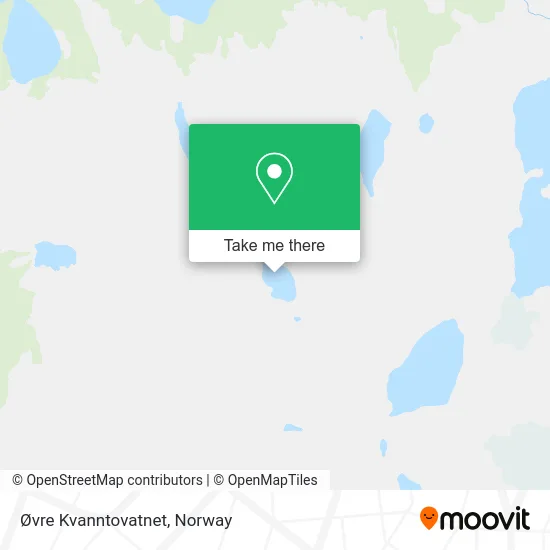 Øvre Kvanntovatnet map