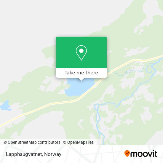 Lapphaugvatnet map