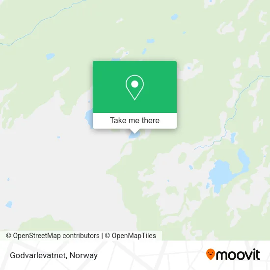 Godvarlevatnet map