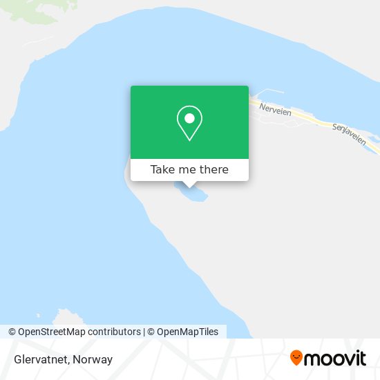 Glervatnet map