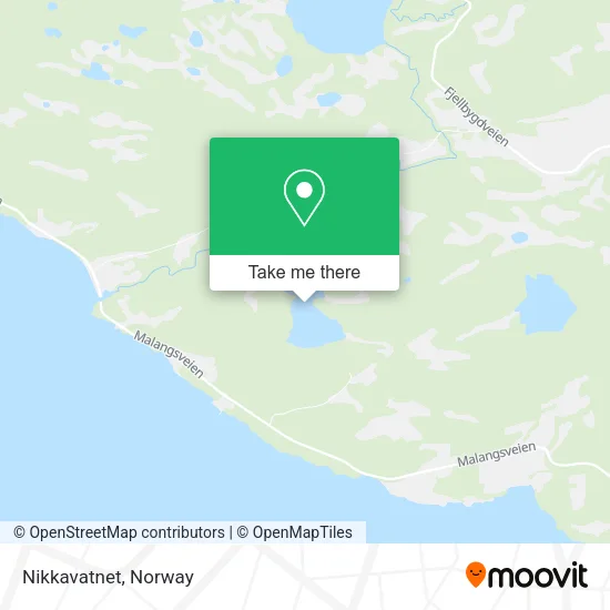 Nikkavatnet map