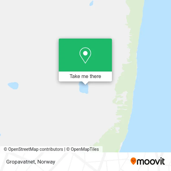 Gropavatnet map