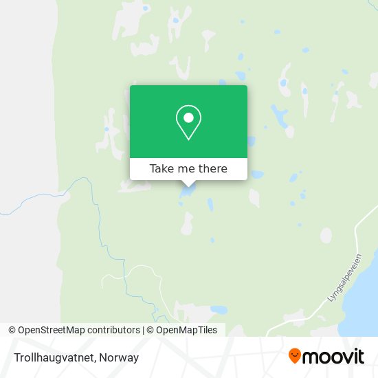 Trollhaugvatnet map