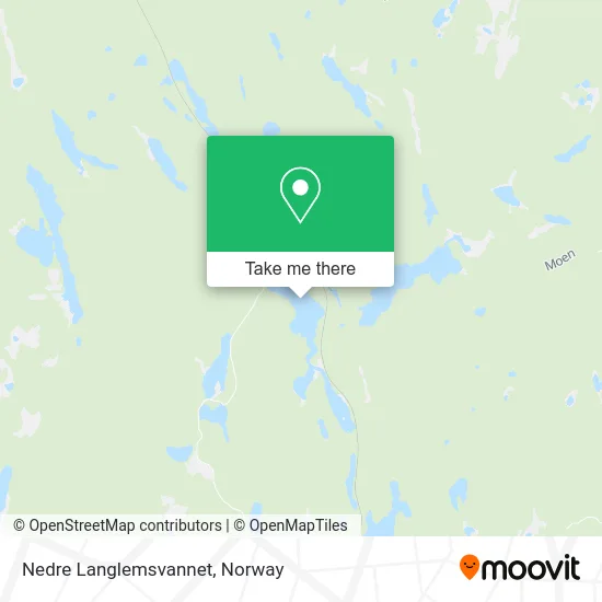 Nedre Langlemsvannet map