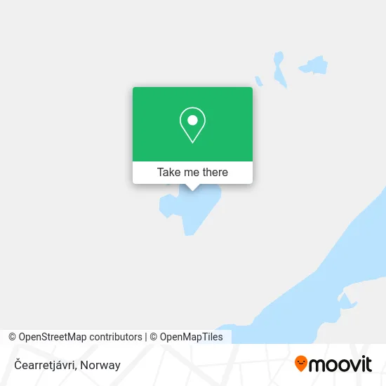 Čearretjávri map